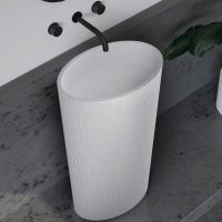 Раковина Abber Stein 50 AS2504-H Белая матовая — фото 1, Раковины