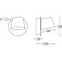 Товар: Настенный светильник Maytoni Modern Pixel MOD421WL-L6BS3K Латунь - фото 8 Настенный светильник Maytoni Modern Pixel MOD421WL-L6BS3K Латунь — фото 8, Светильники