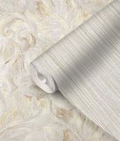 Обои Prima Italiana Colomba 80642 Винил на флизелине (1,06*10) Серый/Бежевый, Рогожка — фото 3, Обои для стен