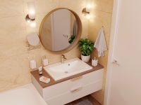 Раковина Paola Roma 70 Белая глянцевая — фото 7, Раковины