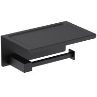 Держатель туалетной бумаги Timo Selene 14044/03 Черный — фото 1, Держатели туалетной бумаги