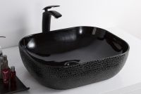 Раковина-чаша CeramaLux 50 D1302H004 Черная — фото 2, Раковины накладные
