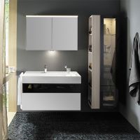 Товар: Тумба с раковиной Burgbad Yumo 100 SFKL102 F3193 G0179 C0001*1 подвесная Белая - фото 2 Тумба с раковиной Burgbad Yumo 100 SFKL102 F3193 G0179 C0001*1 подвесная Белая — фото 2, Мебель для ванной