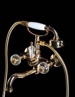 Товар: Смеситель для ванны Boheme Flora 293-FL Золото - фото 2 Смеситель для ванны Boheme Flora 293-FL Золото — фото 2, Смесители