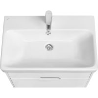 Тумба под раковину Aquaton Оливия 70 1A254301OL010 подвесная Белая матовая — фото 2, Мебель для ванной