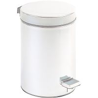 Ведро для мусора Nofer 09100.05.W Белое — фото 1, Мусорные ведра