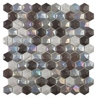 Стеклянная мозаика Vidrepur Hex Forest Mix 30,7х31,7 см — фото 1, Мозаика