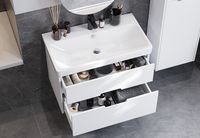 Тумба под раковину Aquaton Оливия 80 1A283101OL010 подвесная Белая матовая — фото 6, Тумбы под раковину