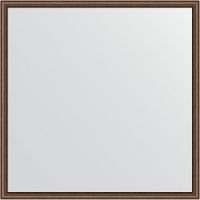 Зеркало Evoform Definite 68х68 BY 0654 в багетной раме - Орех 22 мм — фото 1, Мебель для ванной