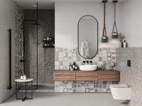 Керамическая плитка Gracia Ceramica Lane Grey Серый 03 010100001541 настенная 25х60 см — фото 7, Керамическая плитка