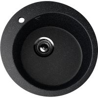 Кухонная мойка Ulgran Classic U-405-308 Черная — фото 1, Кухонные мойки