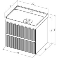 Товар: Тумба под раковину Aquanet Альтера 60 337154 подвесная Белая матовая - фото 10 Тумба под раковину Aquanet Альтера 60 337154 подвесная Белая матовая — фото 10, Мебель для ванной