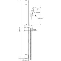 Душевой гарнитур Orange O-Shower OS805cr Хром — фото 4, Душевое оборудование. Душевая программа