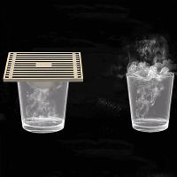 Душевой трап Gappo G81004-4 с решеткой Бронза — фото 13, Трапы для душа