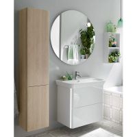 Товар: Тумба с раковиной Burgbad Iveo 80 SFEN080F2833G0161C0001*1 подвесная Белая глянцевая - фото 8 Тумба с раковиной Burgbad Iveo 80 SFEN080F2833G0161C0001*1 подвесная Белая глянцевая — фото 8, Мебель для ванной