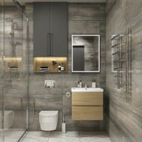 Товар: Тумба под раковину Art&Max AM-Techno-700-2C-SO-LW674 подвесная Дуб мадейра янтарь - фото 9 Тумба под раковину Art&Max AM-Techno-700-2C-SO-LW674 подвесная Дуб мадейра янтарь — фото 9, Мебель для ванной