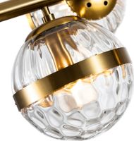 Люстра Artelamp Delacrua A7770SP-6PB Прозрачная Полированная медь — фото 3, Люстры