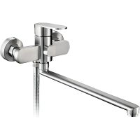 Смеситель для ванны Frap H805 F22805 универсальный Нержавеющая сталь — фото 1, Смеситель для ванны