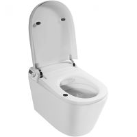 Товар: Унитаз биде Abber Bequem AC1119S подвесной с сиденьем Микролифт - фото 6 Унитаз биде Abber Bequem AC1119S подвесной с сиденьем Микролифт — фото 6, Умные унитазы