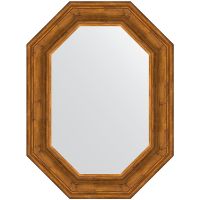 Зеркало Evoform Polygon 79х59 BY 7213 в багетной раме - Травленая бронза 99 мм — фото 1, Мебель для ванной