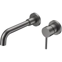 Смеситель для раковины Berges Ventas R 076016 Оружейная сталь — фото 1, Смесители для раковины