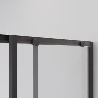 Душевой уголок Niagara Nova 80х80 NG-6822-34BLACK профиль Черный матовый стекло прозрачное — фото 8, Душевые уголки