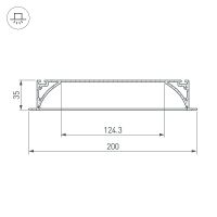 Товар: Профиль алюминиевый Arlight Arh-Power 027916 встраиваемый Серебристый - фото 3 Профиль алюминиевый Arlight Arh-Power 027916 встраиваемый Серебристый — фото 3, Профили для светодиодных лент