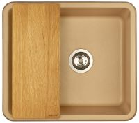 Кухонная мойка Aquaton Беллис 57 1A724932BS260 Латте — фото 3, Кухонные мойки