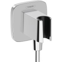 Шланговое подключение Hansgrohe FixFit Q 26887000 Хром — фото 1, Шланговые подключения