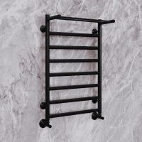 Водяной полотенцесушитель Terminus Хендрикс П8 500x800 4670078530424 с полкой Хром, нижнее подключение, G 1/2" ВР — фото 3, Водяные полотенцесушители