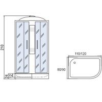 Товар: Душевая кабина Мономах 110x80x24 МЗ R 10000005824 без гидромассажа - фото 6 Душевая кабина Мономах 110x80x24 МЗ R 10000005824 без гидромассажа — фото 6, Душевые кабины