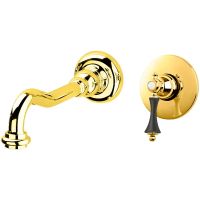 Смеситель для раковины Cezares Margot MARGOT-BLS1-03/24-N Золото 24 карат — фото 1, Смесители для раковины