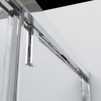 Душевая дверь Vincea Lugano 130 VDS-1L130CL-1 профиль Хром стекло прозрачное — фото 3, Раздвижные душевые двери