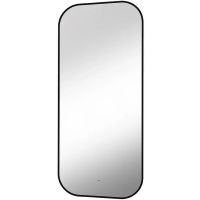 Зеркало Континент Torry 600х1200 ЗЛП1533 с подсветкой Черное с бесконтактным выключателем — фото 2, Зеркала в ванную комнату