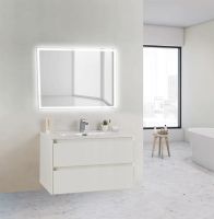 Тумба под раковину BelBagno KRAFT 39-800/390-2C-SO-BO подвесная Bianco Opaco — фото 3, Тумбы под раковину