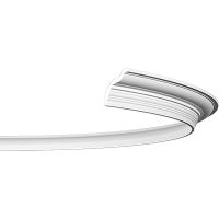 Карниз гибкий Европласт 1.50.179 2000x81x77 мм — фото 1, Карнизы