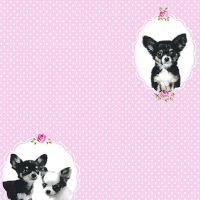 Обои детские AS Creation Little Stars 35851-1 Винил на флизелине (0,53*10,05) Розовый, Животные — фото 1, Обои для стен