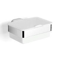 Мыльница Langberger Lugano 24073A с крышкой Хром — фото 1, Мыльницы