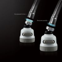 Аэратор Frap F33-1 Белый — фото 4, Комплектующие для душевого оборудования