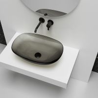 Раковина-чаша Vincea 54 VBS-6T12B Черная — фото 2, Раковины накладные