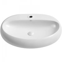 Раковина Abber Bequem 64 AC2112 Белая — фото 2, Раковины накладные