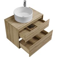 Тумба под раковину Aquaton Либерти 75 1A279501LYC70 подвесная Дуб эльвезия — фото 11, Тумбы под раковину