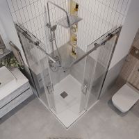 Товар: Душевой уголок Grossman Classic 100х100 300.K33.04.1010.10.00 профиль Хром стекло прозрачное - фото 6 Душевой уголок Grossman Classic 100х100 300.K33.04.1010.10.00 профиль Хром стекло прозрачное — фото 6, Душевые уголки