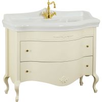 Тумба под раковину Migliore Impero 110 25961 Слоновая кость — фото 1, Тумбы под раковину