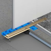 Душевой лоток Timo Drain System 90 DS230109/17 с решеткой Золото матовое — фото 4, Душевые лотки