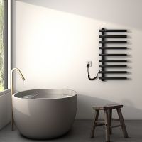 Товар: Электрический полотенцесушитель Black&White N-355B 48x92 355BI Черный матовый - фото 3 Электрический полотенцесушитель Black&White N-355B 48x92 355BI Черный матовый — фото 3, Электрические полотенцесушители