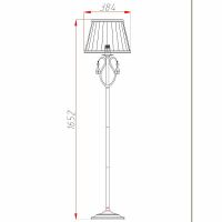 Товар: Торшер Maytoni Elegant Brionia ARM172-11-G Белый Бежевый - фото 5 Торшер Maytoni Elegant Brionia ARM172-11-G Белый Бежевый — фото 5, Торшеры