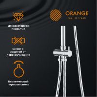 Душевая система Orange S10cr Хром — фото 10, Душевое оборудование. Душевая программа