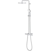 Душевая система Grohe Tempesta Cosmopolitan 26670000 с термостатом Хром — фото 1, Душевые стойки
