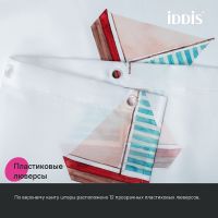 Штора для ванны Iddis Base 180х200 BO01P18i11 Белая — фото 4, Аксессуары для туалета